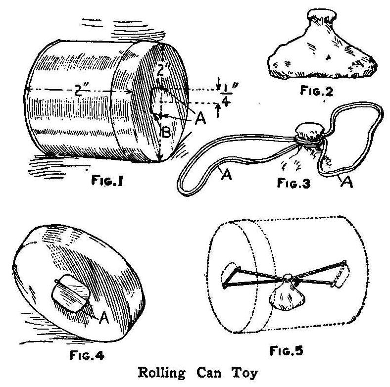 Rolling Can Toy