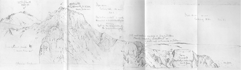 Plate V.—Mount F. L. Smith And The Land To The North-West—E. A. Wilson, del. Emery Walker Limited, Collotypers.