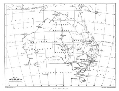 MAP OF AUSTRALIA