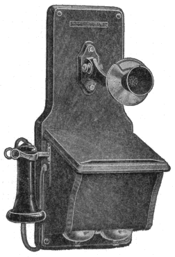 Illustration: Fig. 152. Common-Battery Wall Set