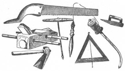 AN ARAB CARPENTER'S TOOLS.