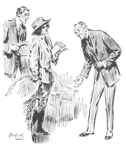 "I would therefore respectfully suggest as a special
topic of conversation the consummate cheek of—yours truly, Paul
Reymouth Edgarton"