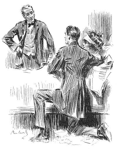 "Any time that you people want me," suggested
Edgarton's icy voice, "I am standing here—in about the middle of the
floor!"