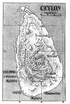 MAP OF CEYLON.