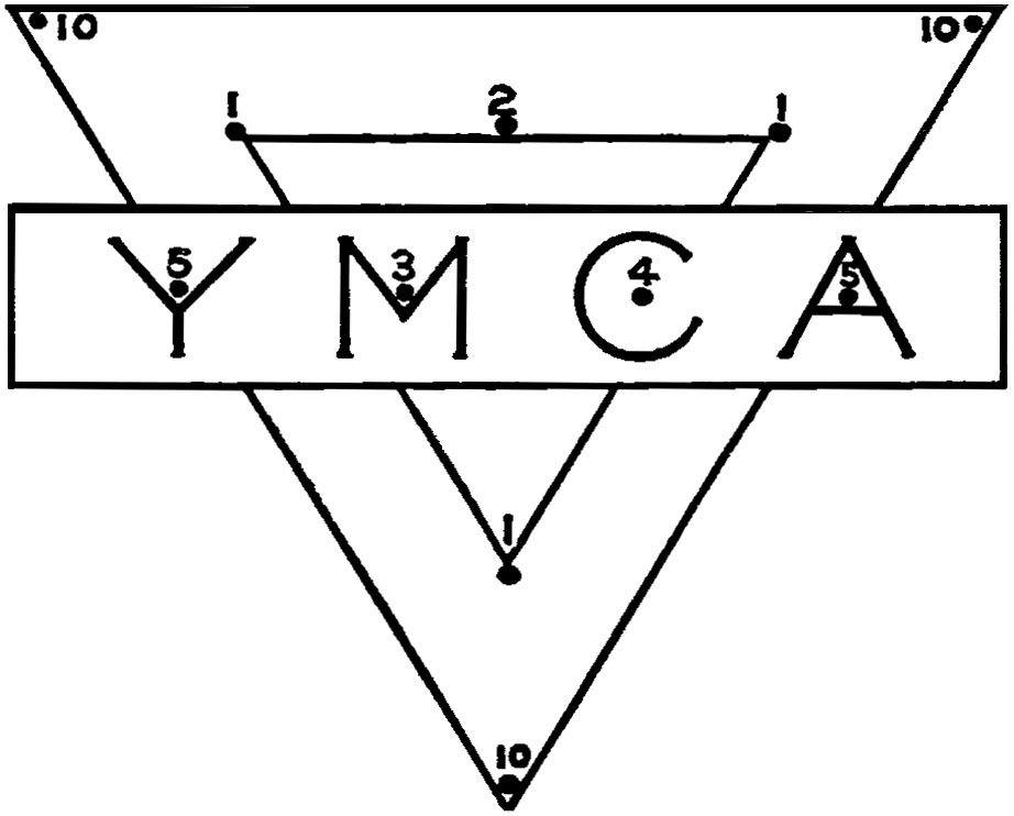 Red Triangle Ring Toss