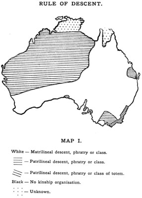 MAP I. RULE OF DESCENT.