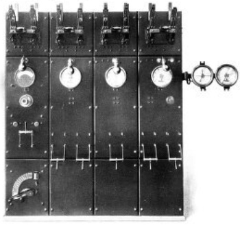 SWITCHBOARD FOR ALTERNATING CURRENT BLOCK SIGNAL
CIRCUITS—IN SUB-STATION