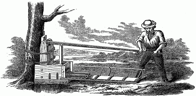 Fig. 44 - CHEAP WOODEN MACHINE.