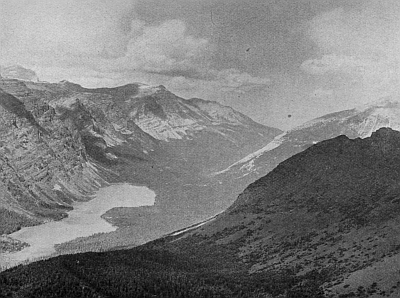 Lake Elizabeth from Ptarmigan Pass, Glacier National Park