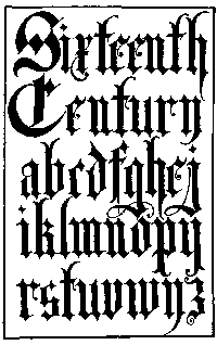 181. GERMAN BLACKLETTERS. 16th CENTURY. F. C. B.