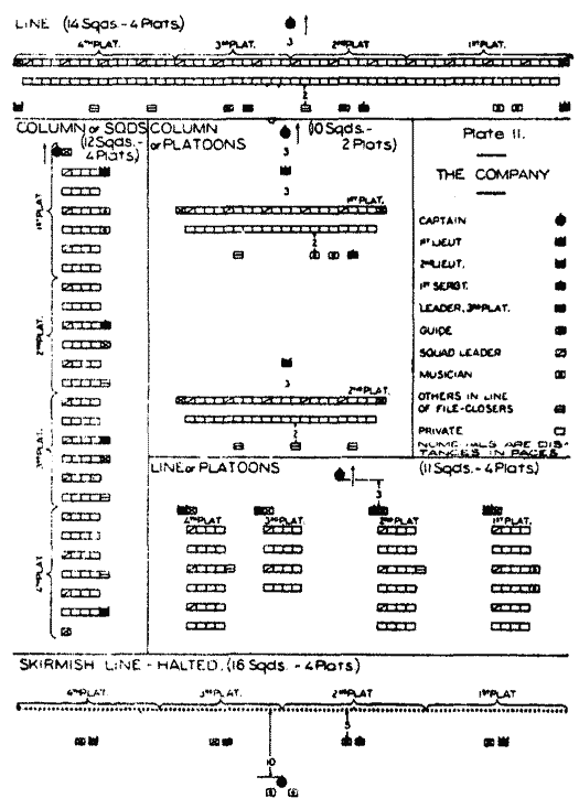 Plate II (company diagram)