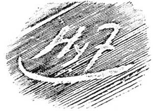 HARRY FURNISS'S INITIALS.