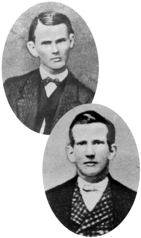 Illustration: Jesse James and Frank James