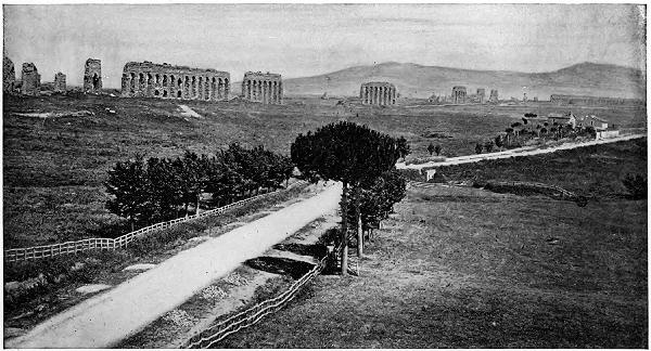 RUINS OF THE ROMAN AQUEDUCTS.