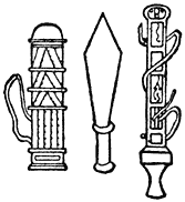 Korte Zwaarden der Spartanen.
