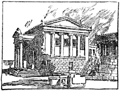 Erechtheum, gerestaureerd.