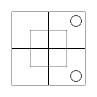 Diagram representing y prime m prime does not exist