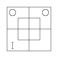 Diagram representing x m prime does not exist and y m prime exists