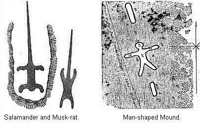 Salamander and Musk-rat and Man-shaped Mound.