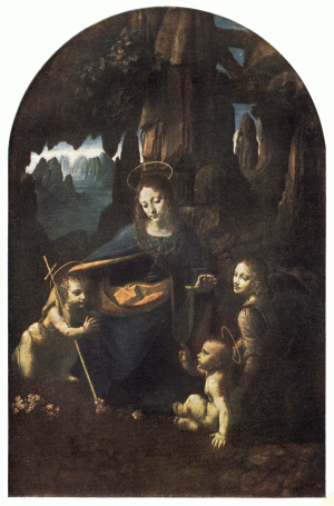 PLATE V.—LEONARDO DA VINCI

THE VIRGIN OF THE ROCKS

National Gallery, London