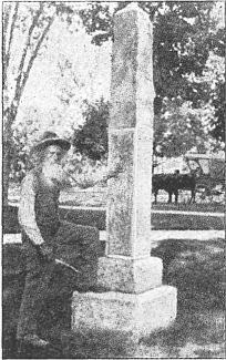 Monument at Pocatello, Idaho.