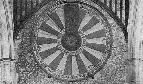 KING ARTHUR'S ROUND TABLE, WINCHESTER CATHEDRAL.