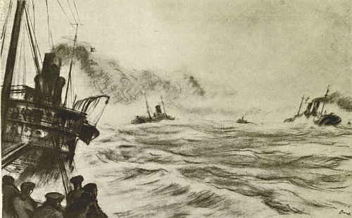 A CONVOY IN THE ATLANTIC