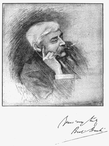 Drawing signed A. S. Boyd, 18th Mar. 1892
with signature below: Bret Harte
A Sketch from Life