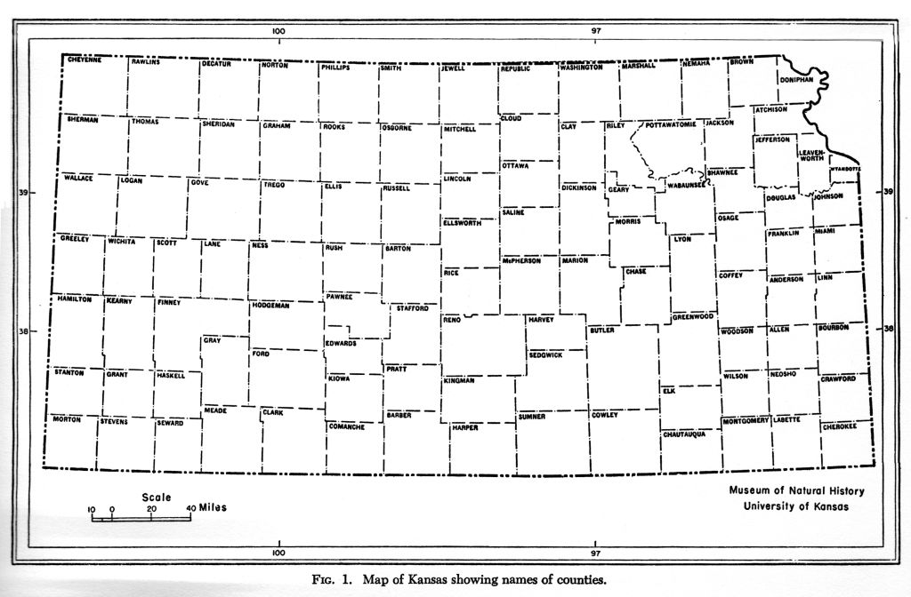 Map of Kansas