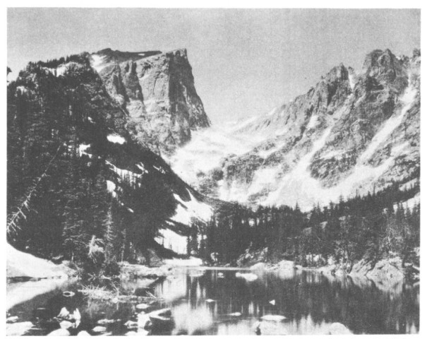 Sheer Peaks Rise Above Picturesque Dream Lake