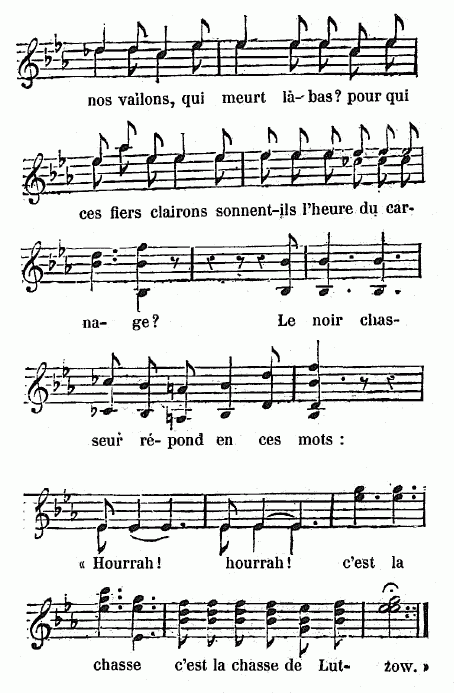 notation musicale: Voix seule.