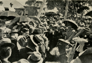 
LAYING FOUNDATION STONE OF SPIRITUALIST CHURCH AT BRISBANE.