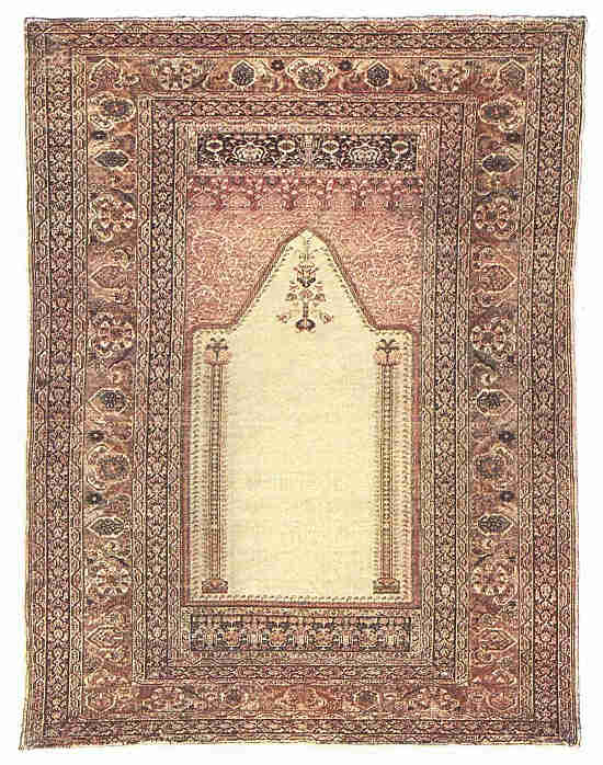 COLOUR PLATE V--GHIORDES PRAYER RUG