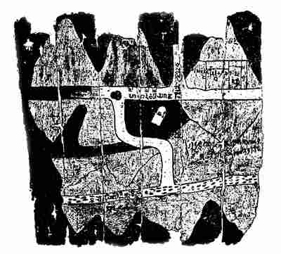 Fragment Map of Egyptian Gold Mines.