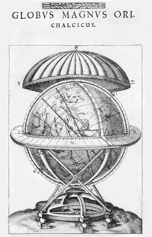 Globus Magnus
of Tycho Brahe, 1584.