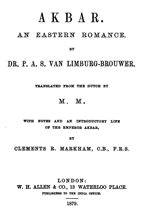 Original Title Page.