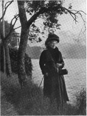 MRS. WARD BESIDE THE LAKE OF LUCERNE. 1912
FROM A PHOTOGRAPH BY MISS DOROTHY WARD