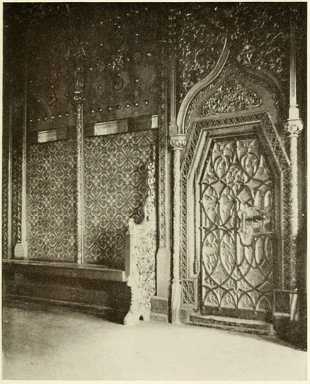 ONE OF THE FINEST DOORS OF THE STATE APARTMENTS
IN THE FORTRESS, SALZBURG