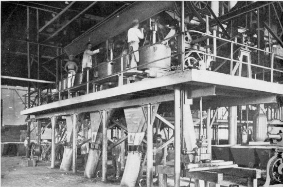 APPARATUS FOR PACKING SUGAR AT THE SAN JOSE
CENTRAL.