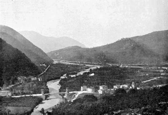 BAGNI DI LUCCA — CONFLUENZA LIMA E SERCHIO. (Fot. Pellegrini).