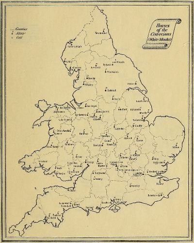 Houses of the Cistercians (White Monks)