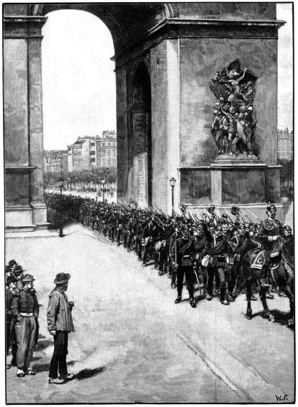 THE PRUSSIANS ENTERING PARIS.