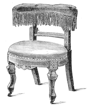 THE BOWDISH CHAIR WITH REVOLVING CIRCULAR ARM.