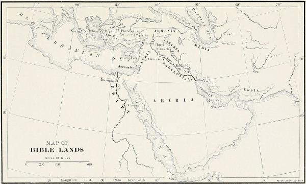 MAP OF BIBLE LANDS