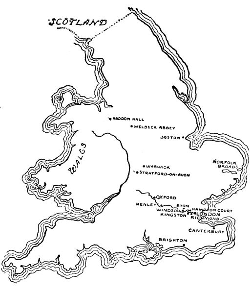 Map of England