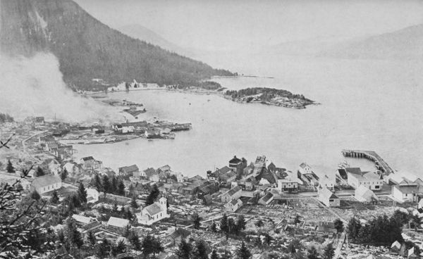 Fort Wrangell, Alaska, on Etolin Harbor