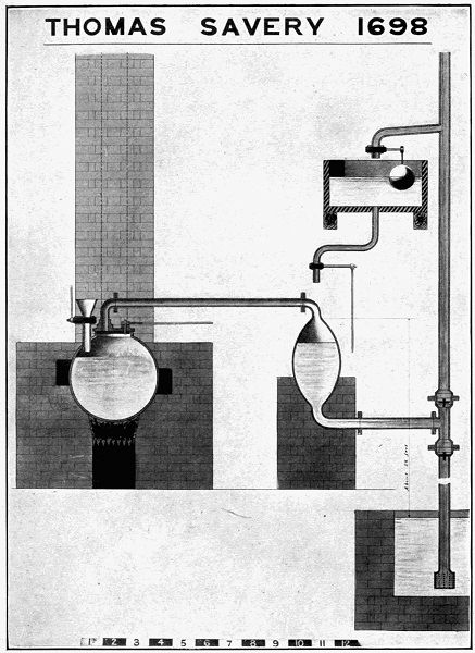 THOMAS SAVERY'S STEAM ENGINE.