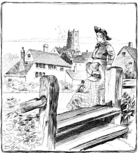 girl sitting on stile