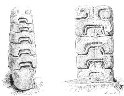 VOTIVE STONES, TEOTIHUACAN.