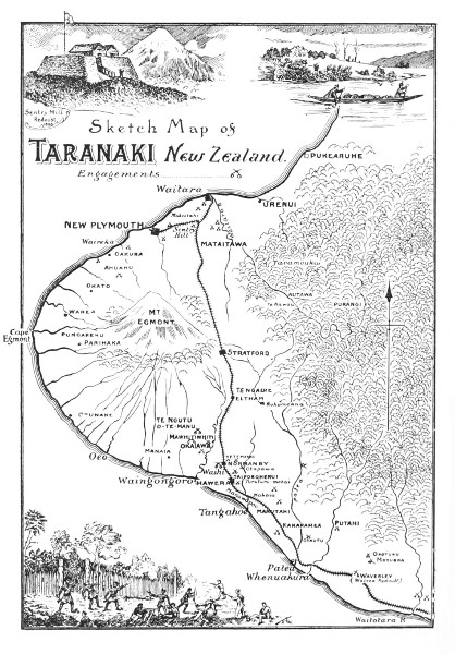 Map of Taranaki